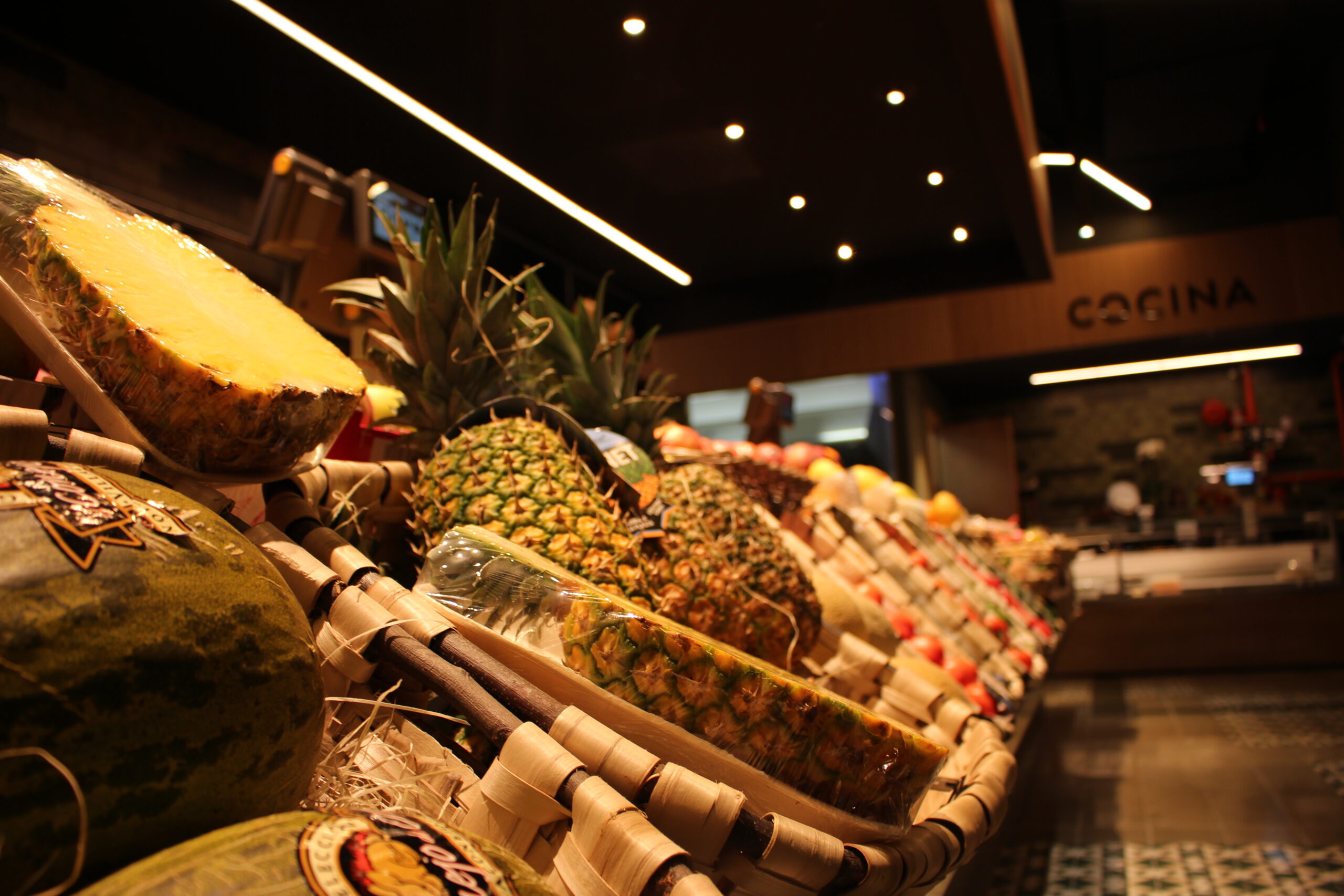 iluminación de fruta