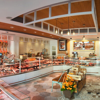 iluminación integral para carnicería