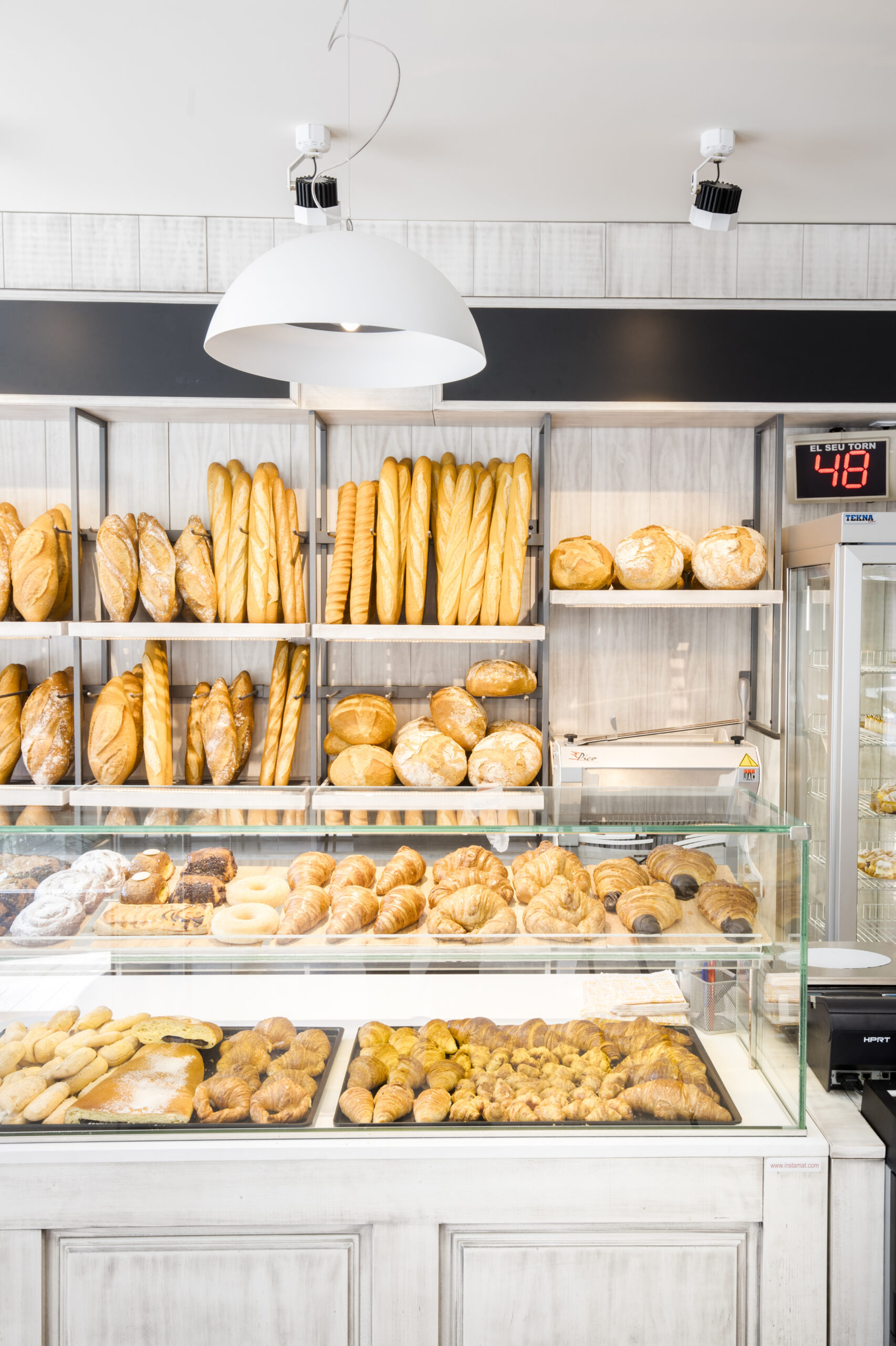 iluminación especial para pan