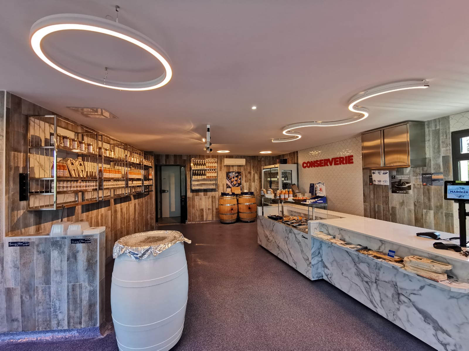 iluminación para marisquerías